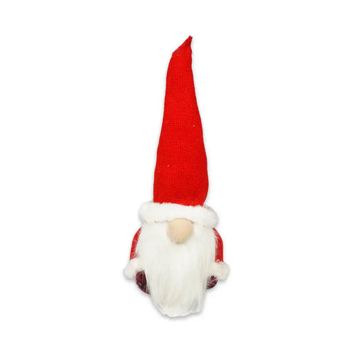 13" Holiday Christmas Red Standing Gnome Outdoor/Indoor Decoration The Wires Zone