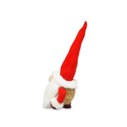 13" Holiday Christmas Red Standing Gnome Outdoor/Indoor Decoration The Wires Zone
