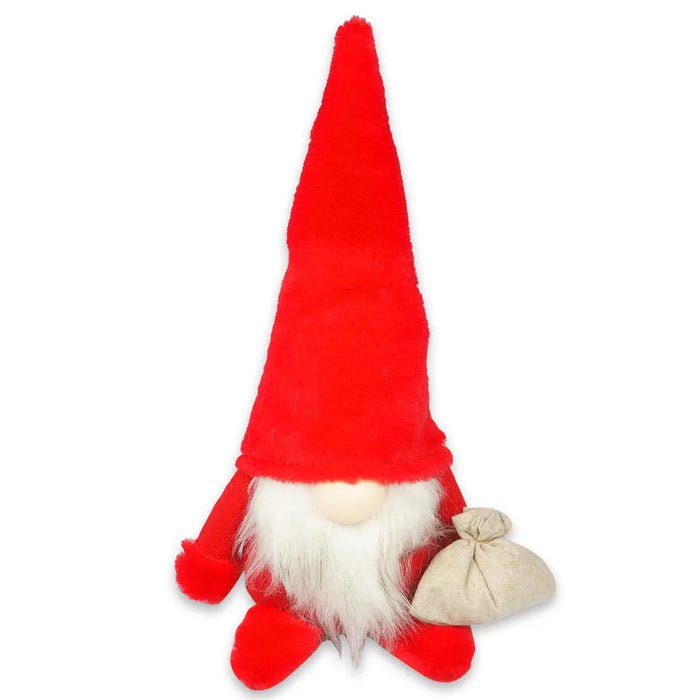 14" Holiday Christmas Gnome Indoor/Outdoor Decoration Red Outfit The Wires Zone