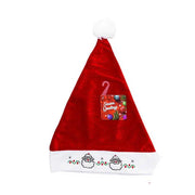 14" Santa, Snowman and Merry Embroid Christmas Hat- 3 Assortments The Wires Zone