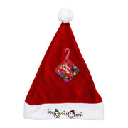 14" Santa, Snowman and Merry Embroid Christmas Hat- 3 Assortments The Wires Zone