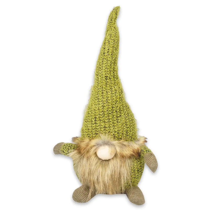 15.7"H Green Holiday Christmas Gnome Indoor/Outdoor Home Decoration The Wires Zone