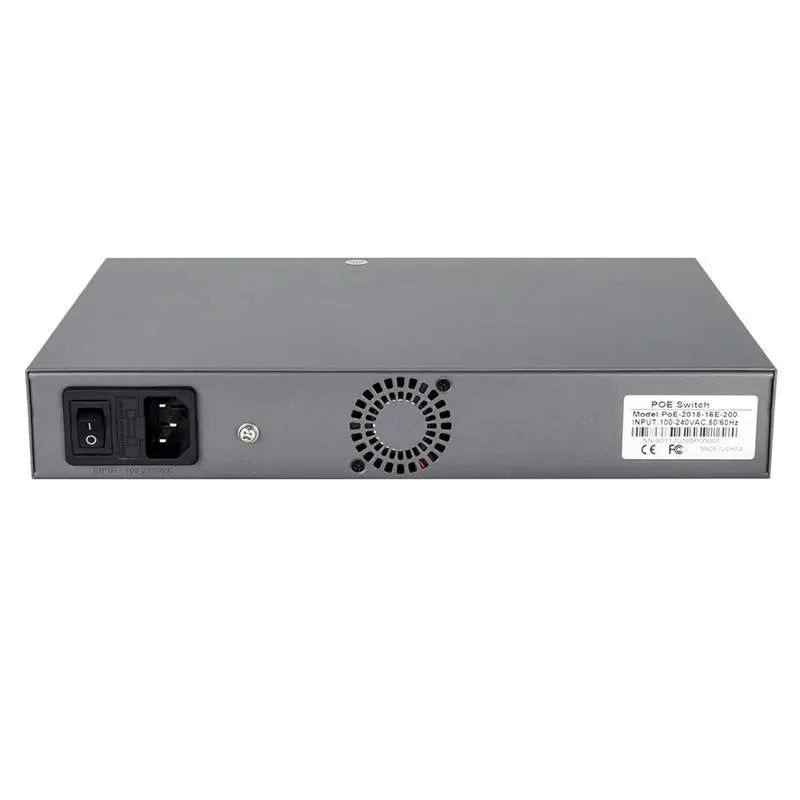 16 Port Unmanaged Fast Ethernet PoE Switch with 2 Gigabit Uplink Port and 1 SFP The Wires Zone