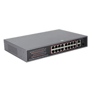 16 Port Unmanaged Fast Ethernet PoE Switch with 2 Gigabit Uplink Port and 1 SFP The Wires Zone