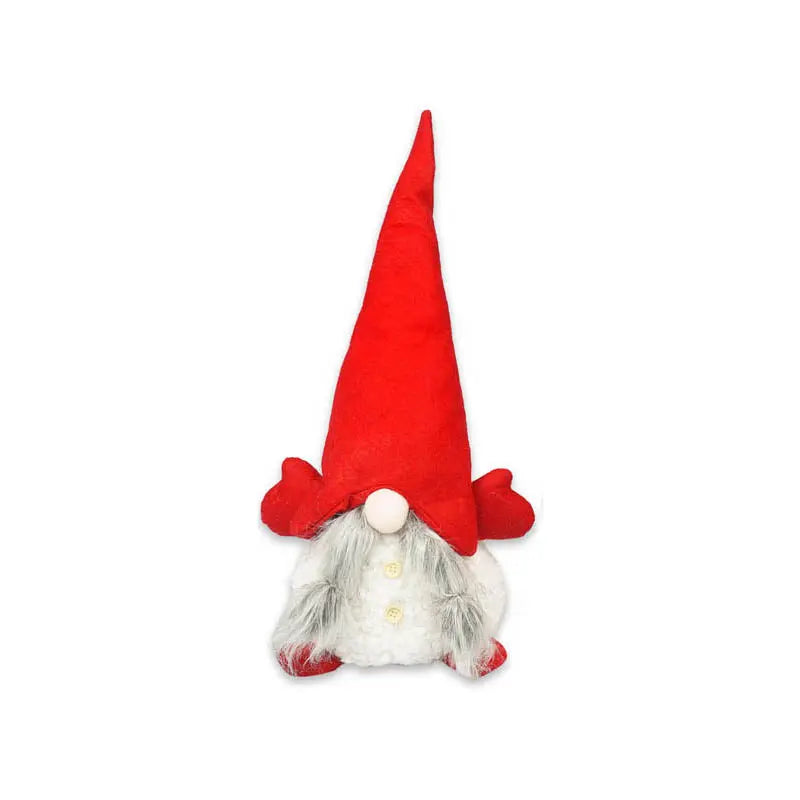 20" Christmas Gnome Tied Beard & Loose Beard Indoor/Outdoor Decoration The Wires Zone