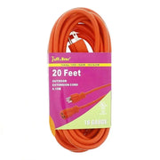 20 Feet Orange 16 Gauge Heavy Duty 3-Prong Plug UL Listed Extension Cord The Wires Zone