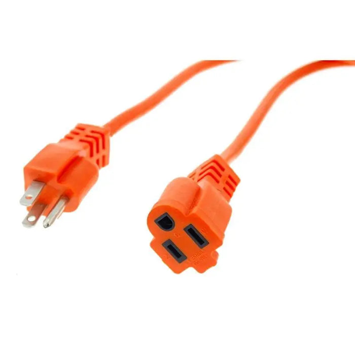 20 Feet Orange 16 Gauge Heavy Duty 3-Prong Plug UL Listed Extension Cord The Wires Zone
