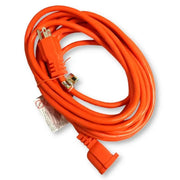 20 Feet Orange 16 Gauge Heavy Duty 3-Prong Plug UL Listed Extension Cord The Wires Zone