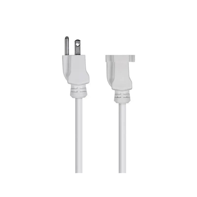 25 Feet White Heavy Duty Single Outlet Indoor Outdoor Extension Cord The Wires Zone