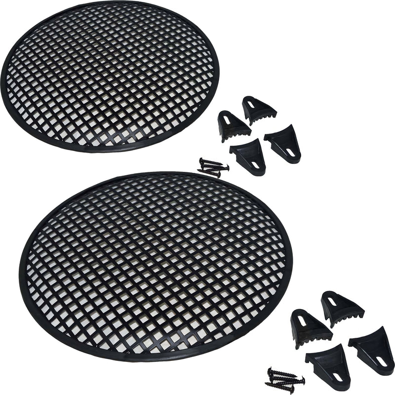 Install Bay 85-9012 12" Steel Speaker/Subwoofer Waffle Grille (pair)