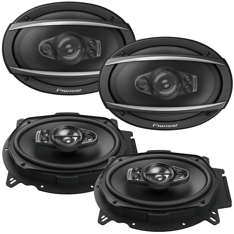 Pioneer TS-A6970F 5-Way 600 Watt 6" x 9" A-Series Coaxial Speakers 6x9