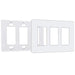 3-Gang Screwless Decorator Wall Plate GFCI Rocker Switch Outlet Cover White (Ea) The Wires Zone