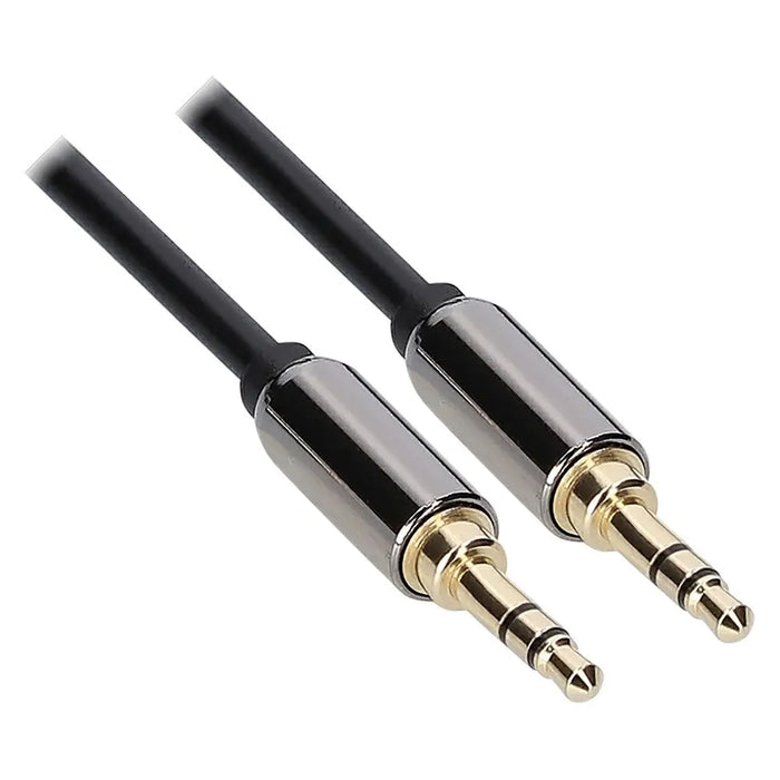 3.5mm Audio Plug Stereo Cable 3ft for Car/Home Speakers Black Ethereal