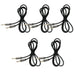 3.5mm Plug Stereo Analog Audio Cable 3ft for Car or Home Speakers Black (1-5 Pack) Ethereal