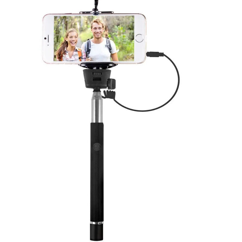 36" Smartphone Selfie Wand with Built-In Shutter Release and Tripod Mount The Wires Zone