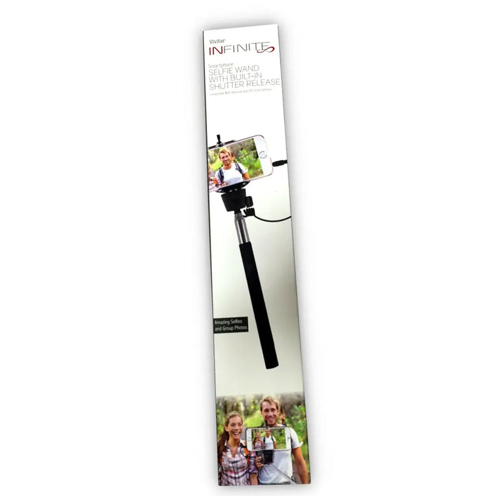 36" Smartphone Selfie Wand with Built-In Shutter Release and Tripod Mount The Wires Zone