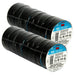 3M Temflex Vinyl Electrical Tape 165 Multi-purpose 3/4" X 60FT Black (3-50 pack) 3M