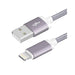 3ft Braided Lightning to USB A iPhone 5 6 7 8 plus X Fast Charge & Data Cable The Wires Zone
