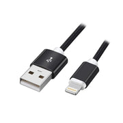 3ft Braided Lightning to USB A iPhone 5 6 7 8 plus X Fast Charge & Data Cable The Wires Zone