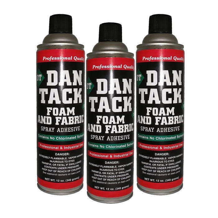 Dan Tack 2012 Professional Quality Foam & Fabric Spray Adhesive Can 12 oz (Pair)