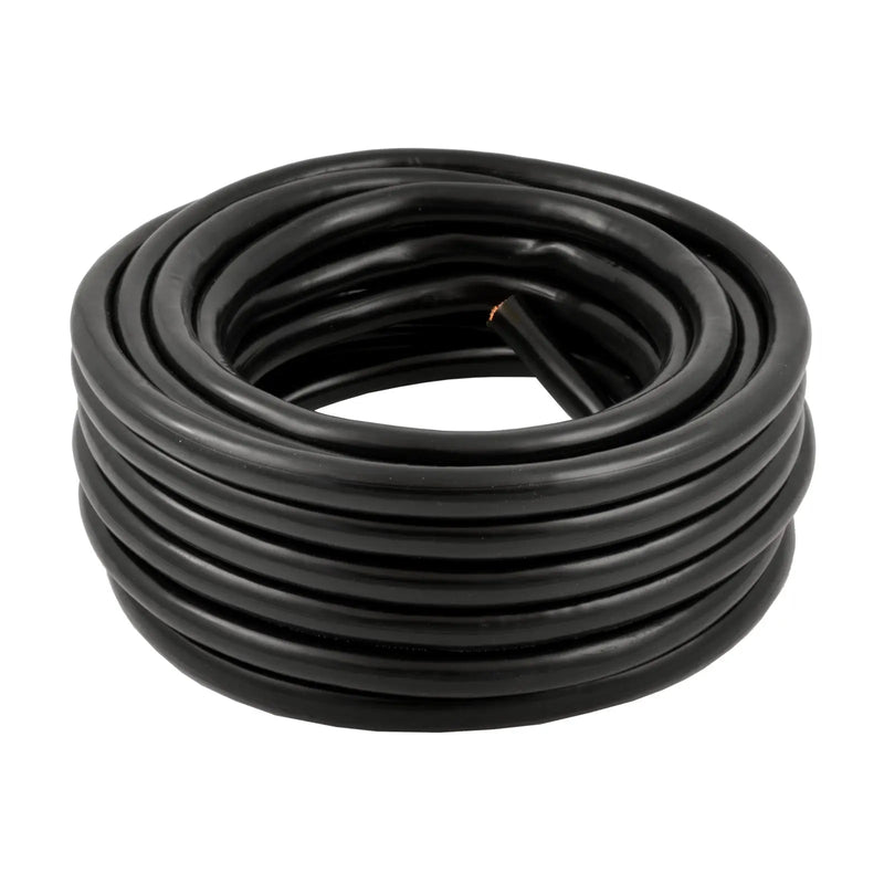 4 Gauge 25 Feet High Performance Amplifier Power/Ground Cable (Black) The Wires Zone