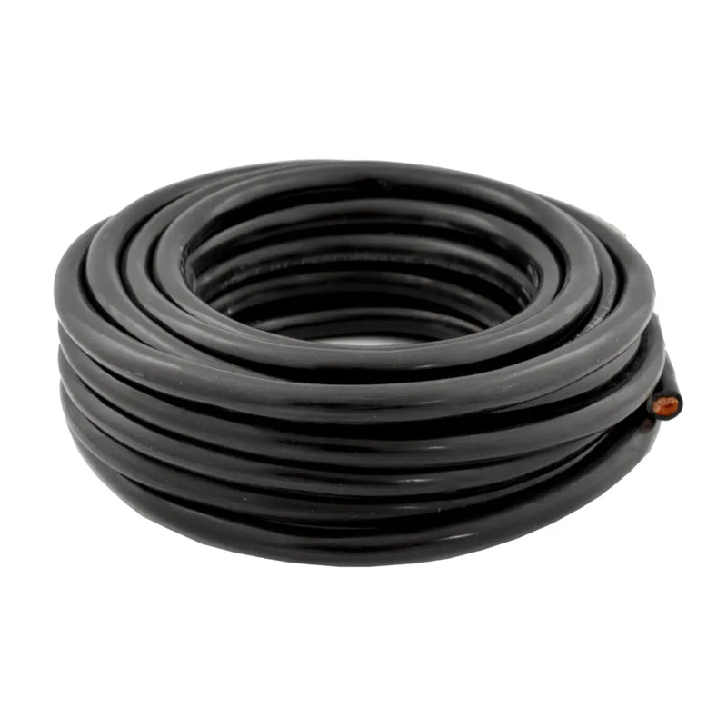 4 Gauge 25ft Red and Black OFC Ground Cable Oxygen-Free Copper Power Wire (4 AWG 25' Red / 25' Black) The Wires Zone