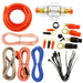 4 Gauge Amplifier Installation Kit with Complete Amp Wiring Cables, 2000W Max Power The Wires Zone