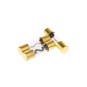 5 Pack Gold Plated High Quality Glass 30-120 Amp Car Audio Inline AGU Fuse The Wires Zone