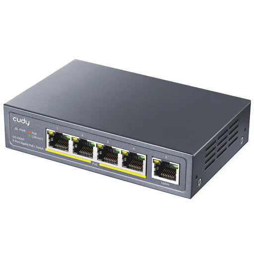5-Port Unmanaged Gigabit POE+ Switch 60W PoE 5 10/100/1000Base-TX Ports Cudy