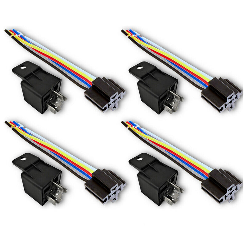 12V 30 40A SPDT Bosch Style Automotive Relays & Socket Harness