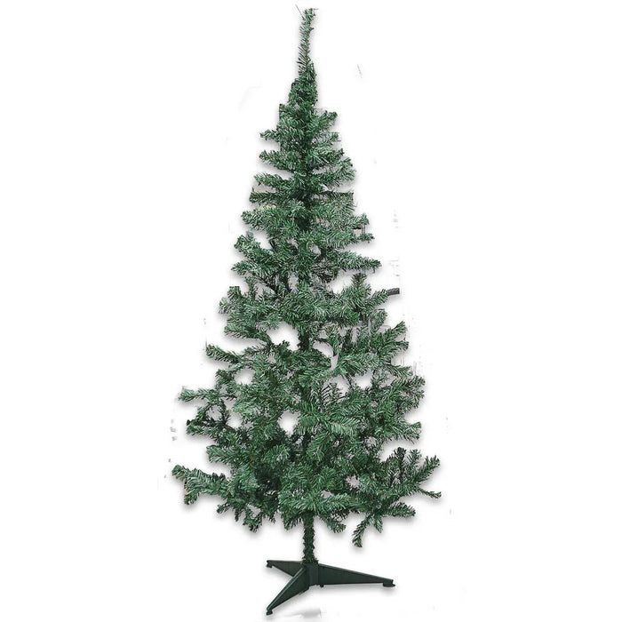 6 ft. Christmas Pine Tree Decoration with Plastic Legs Easy to Assemble The Wires Zone