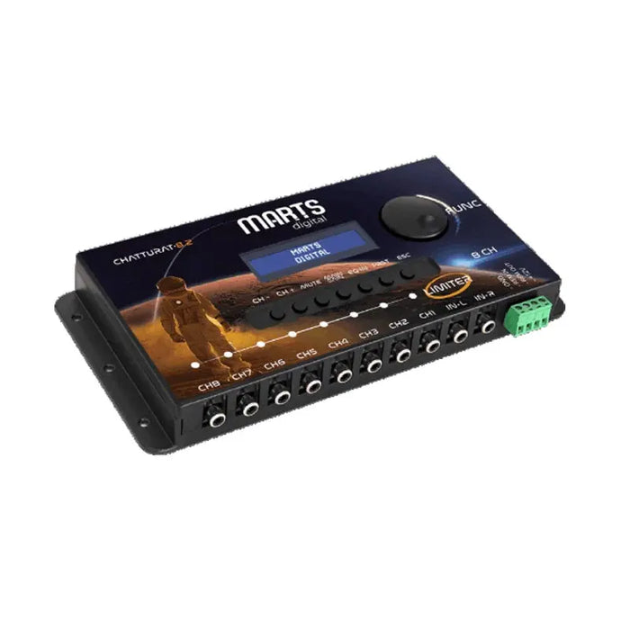 8-Channel Processor 15 Bands Parametric Equalizer Digital EQ with Bluetooth Interface Marts