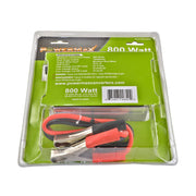 800W Power Inverter DC 12V to 110V AC Modified Sine Wave 2 Outlets Car Inverter with 2.1A USB Port PowerMax