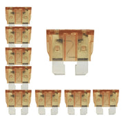 ATC Blade Style Fuse 3A - 40A AMP Automotive Car Truck Fuses Pack of 25 The Wires Zone