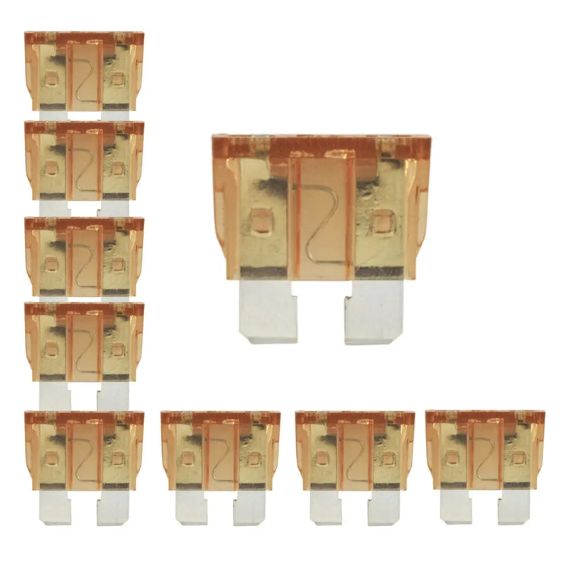 ATC Blade Style Fuse 3A - 40A AMP Automotive Car Truck Fuses Pack of 25 The Wires Zone