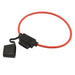ATC Fuse Holder 12 Gauge Red Waterproof with Cover Package of 10 The Wires Zone