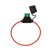 ATC Fuse Holder 12 Gauge Red Waterproof with Cover Package of 10 The Wires Zone