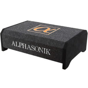 Alphasonik AS12DF 12" 1500 Watts 4-Ohm Down Fire Shallow Mount Flat Enclosed Subwoofer Alphasonik