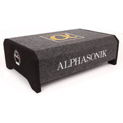 Alphasonik AS12DF 12" 1500 Watts 4-Ohm Down Fire Shallow Mount Flat Enclosed Subwoofer Alphasonik