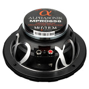 Alphasonik MPRO658 Mayhem Series 6.5" Midrange Speakers 1400W 8 Ohm Neodymium Pair Alphasonik