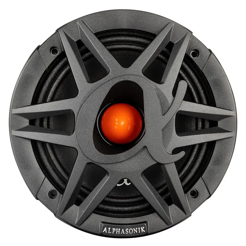 Alphasonik MPRO658 Mayhem Series 6.5" Midrange Speakers 1400W 8 Ohm Neodymium Pair Alphasonik