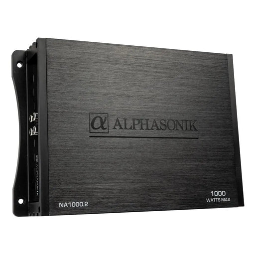 Alphasonik NA1000.2 Neuron Series Class A/B 2-Channel 1000 Watts 4 Ohms Car Amplifier Alphasonik
