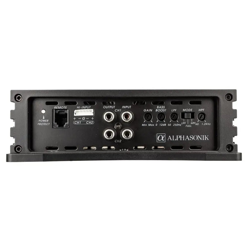 Alphasonik NA1600.2 Neuron Series Class A/B 2-Channel 1600 Watts 4 Ohms Car Amplifier Alphasonik