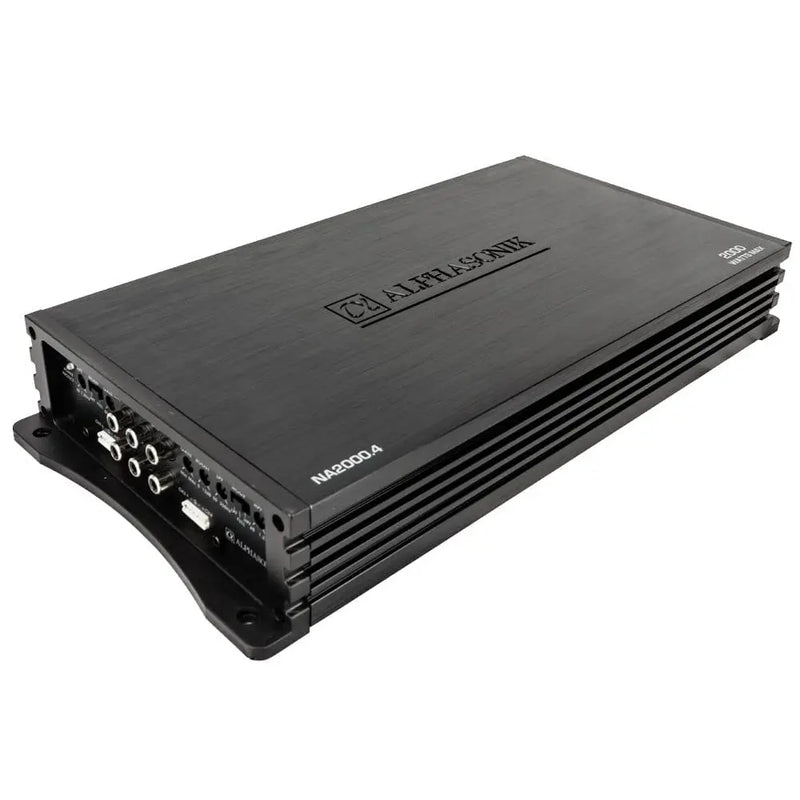 Alphasonik NA2000.4 Neuron Series Class A/B 4-Channel 2000 Watts 4 Ohms Car Amplifier Alphasonik