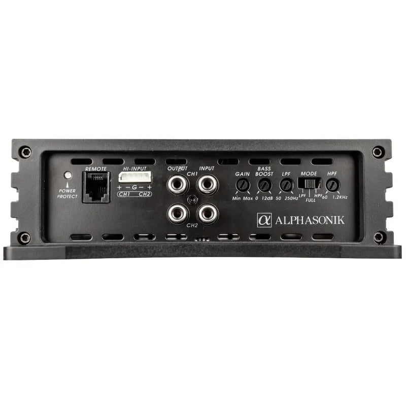 Alphasonik NA3000.2 Neuron Series Class A/B 2-Channel 3000 Watts 4 Ohms Car Amplifier Alphasonik