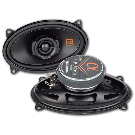 Alphasonik NS46 Neuron Series 4 x 6 120 Watts 2-Way Full Range Car Audio Speaker (Pair) Alphasonik