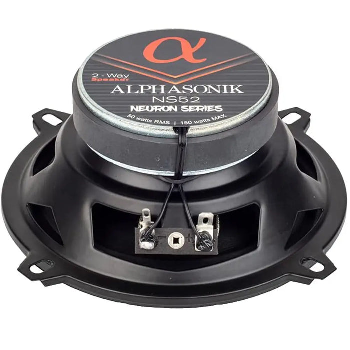 Alphasonik NS52 Neuron Series 5.25" 150 Watts 2-Way Full Range Car Audio Speaker (Pair) Alphasonik