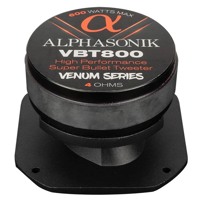Alphasonik VBT800 Venum Series 4" Super Bullet Tweeter 600W Max 4 Ohm (Each) Alphasonik