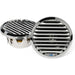 Aquatic AV AQ-SPK6.5-4L Chrome 6.5" Waterproof LED Marine Speaker pair Aquatic AV