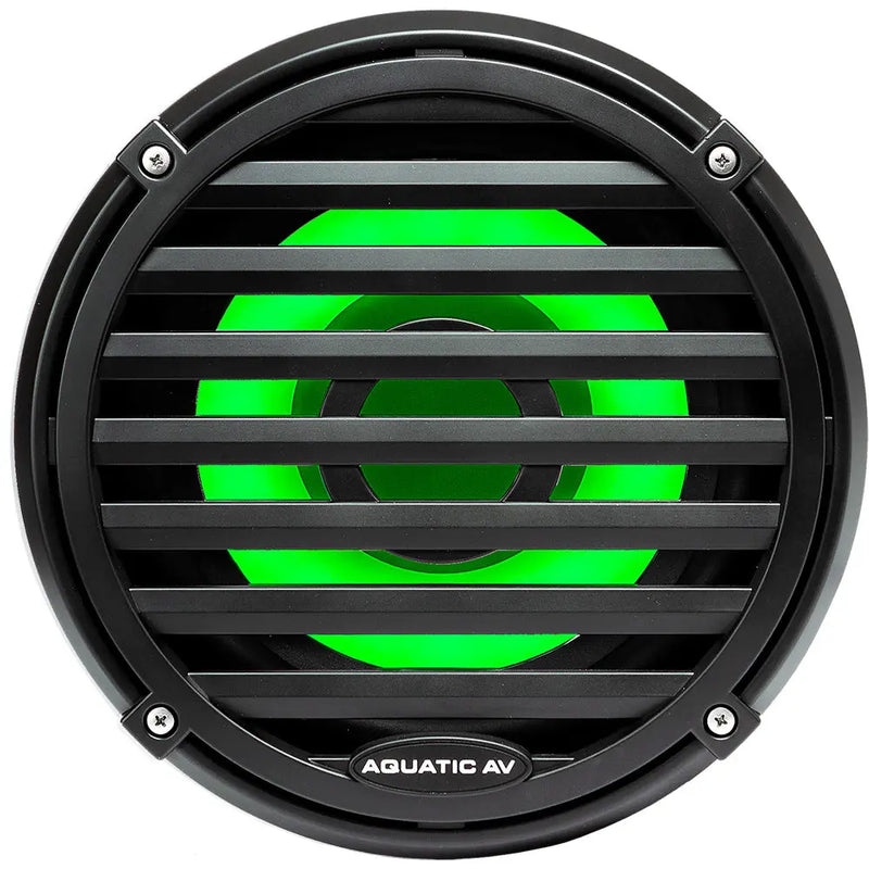 Aquatic AV EL412 Elite 10" Marine Subwoofer Waterproof 600W 4 Ohm Black (Each) Aquatic AV